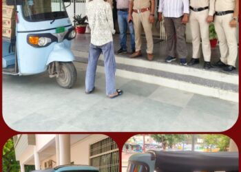 *अवैध शराब के विरुद्ध कोतवाली पुलिस की बड़ी कार्रवाई*  *इलेक्ट्रिक ऑटो में तस्करी कर ले जाई जा रही 08 पेटी गोवा अंग्रेजी शराब जब्त, एक आरोपी गिरफ्तार, सप्लायर फरार*