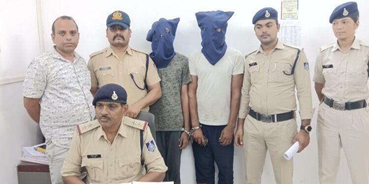 कटनी जीआरपी का बड़ा एक्शन: दो आरोपियों से 6.42 लाख का चोरी का माल बरामद