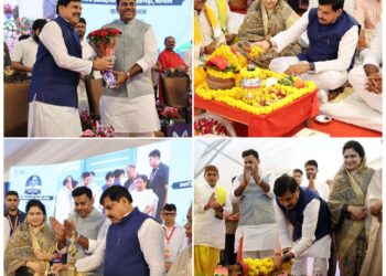 *सीएम डॉ. यादव ने किया इंडस्ट्रियल पार्क का भूमि-पूजन, बोले- गरीब-अन्नदाता-युवा-नारी का होगा कल्याण*  – *डॉ. श्यामा प्रसाद मुखर्जी की 125वीं जयंती के मौके पर भोपाल को मिली बड़ी सौगात* – *राजधानी के सतगढ़ी में स्थापित होगा डॉ. श्यामा प्रसाद मुखर्जी स्मार्ट इंडस्ट्रियल पार्क* – *प्रधानमंत्री नरेंद्र मोदी के नेतृत्व में अलग पहचान बना रहा भारत*