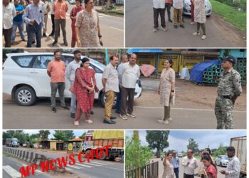 कटनी: निगमायुक्त ने बस स्टैंड से चाका मार्ग का किया निरीक्षण, शहर की व्यवस्थाओं का लिया जायजा