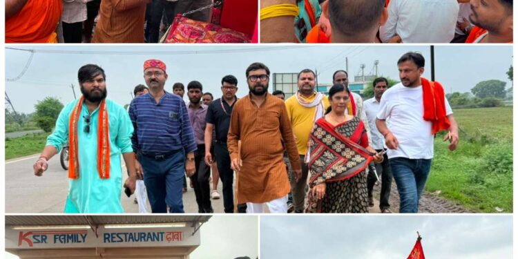 सांसद बंटी विवेक साहू आंधी-तूफान, तेज बारिश और तमाम कठिनाईयों के बीच भी 9 दिनों से लगातार कर रहे 14 दिवसीय धार्मिक पदयात्रा सांसद छिंदवाड़ा, सिवनी, जबलपुर की 274 किमी की धार्मिक पदयात्रा पूरी कर कटनी जिले में पहुंचे