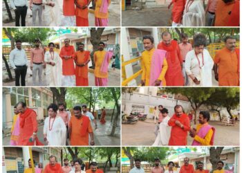 🚩 दतिया उपचुनाव: नामांकन से पहले माँ पीताम्बरा के दरबार पहुँचीं जगतगुरु साध्वी संजना माई