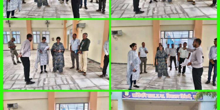 *सांदीपनि विद्यालय झिंझरी और बहोरीबंद पहुंचकर जिला पंचायत सीईओ और निगमायुक्त ने औचक निरीक्षण कर लिया जायजा, तैयारियों और व्यवस्थाओं हेतु दिए आवश्यक निर्देश*