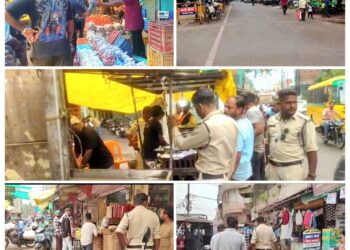 यातायात सुधार हेतु नगर निगम टीम ने नगरीय एवं उपनगरीय क्षेत्र के मुख्य मार्गों में चलाया अतिक्रमण हटाओ अभियान*