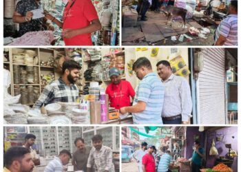 *गंदगी फैलाने एवं अमानक पॉलीथिन का उपयोग करने वालों पर नगर निगम की सख्त कार्यवाही