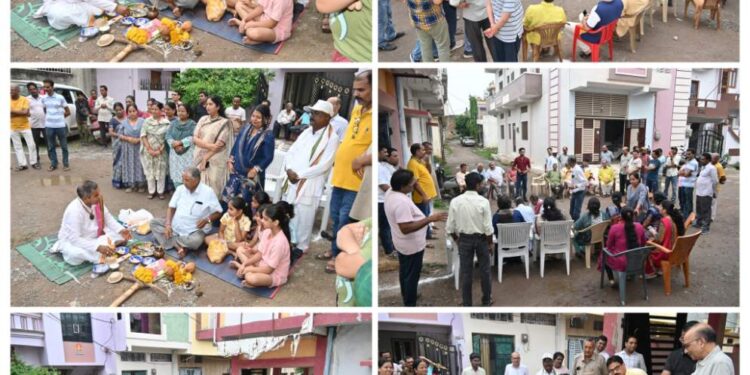*33.71 लाख के विकास कार्यों से महाराणा प्रताप एवं इंदिरा गांधी वार्ड को मिली नई सौगात* *सी.सी. रोड और नाली निर्माण कार्यों का शुभारंभ, नागरिकों को मिलेंगी बेहतर मूलभूत सुविधाएं*