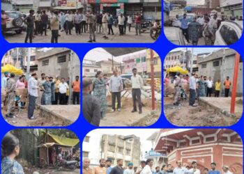 🚨 घंटाघर पर निगमायुक्त का बड़ा एक्शन अतिक्रमण हटेगा, पार्किंग होगी व्यवस्थित
