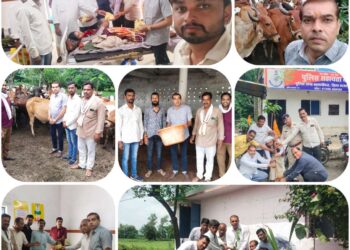 विप्र सेना ने स्थापना दिवस पर किया वृक्षारोपण, गौपूजन एवं सेवा कार्य
