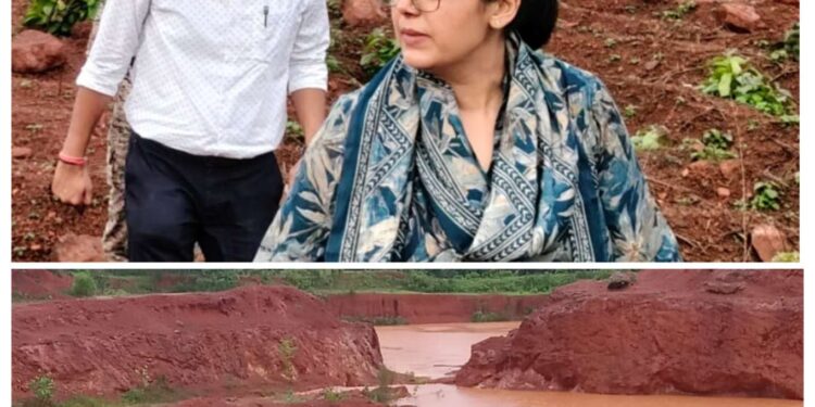 वर्षा की हर बूंद कीमती: एसीसी खदान में वर्षा जल संचयन मॉडल का निगमायुक्त ने किया निरीक्षण