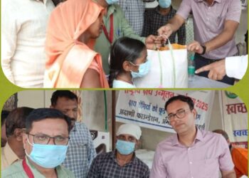 पीड़ित मानवता की सेवा के लिए आगे आए लोग एक फूड बास्केट, कई उम्मीदें…   टीबी मरीजों की मदद के लिए कलेक्टर की पहल से 415 ‘निक्षय मित्र’ बने सहारा  कलेक्टर की पहल बनी जनअभियान की प्रेरणा   करीब 5 लाख रुपए का सहयोग, दवा के साथ पोषण और अपनत्व का संबल