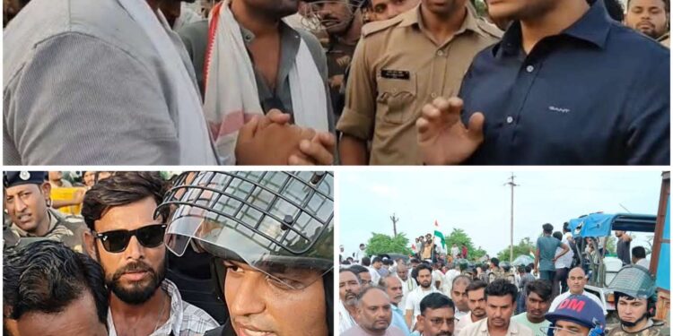 संभागायुक्त,कलेक्टर,एसपी पहुंचे किसानों के बीच,किसानों से आत्मीय संवाद कर समस्याओं के समाधान का दिया आश्वासन, किसानों की मांगों के लिए जिला प्रशासन संवेदनशील, किसानों के बीच पहुंचकर कलेक्टर ने आत्मीय व्यवहार रखते हुए शांतिपूर्ण मार्ग अपनाने की अपील ..!