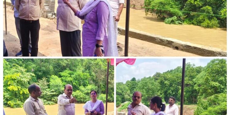 कटनी का रिवर फ्रंट बदलेगा शहर की तस्वीर! निगमायुक्त तपस्या परिहार का औचक निरीक्षण, अफसरों को अल्टीमेटम—गुणवत्ता से समझौता नहीं, जल्द पूरा करें काम