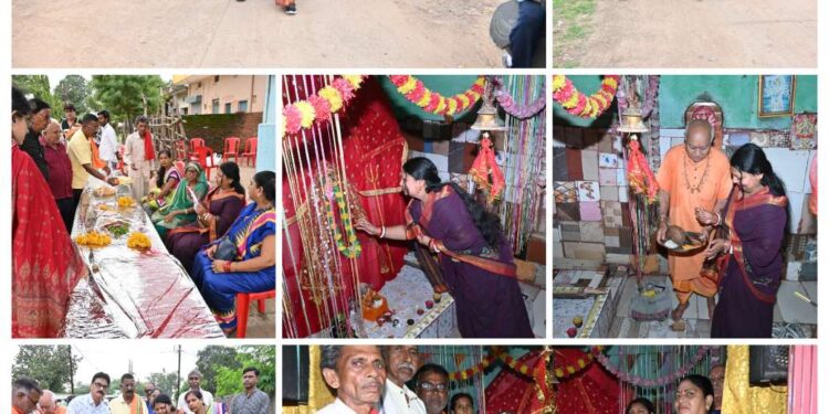 *21 लाख की लागत से बिरसा मुंडा वार्ड में बनेगी सी.सी. नाली,*  *महापौर, क्षेत्रीय पार्षद सहित जनप्रतिनिधियों की मौजूदगी में निर्माण कार्य का हुआ शुभारंभ*  *महापौर श्रीमती सूरी ने कहा –  विकास की मुख्यधारा से जुड़ रहा हर वार्ड*