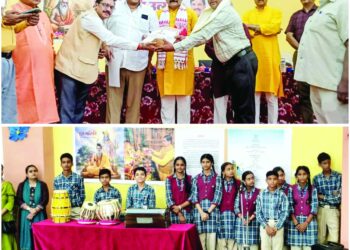 उत्कृष्ट प्रदर्शन पर विद्यार्थियों एवं शिक्षकों का सम्मान सांदीपनी शासकीय उच्चतर माध्यमिक विद्यालय झिंझरी में आयोजन