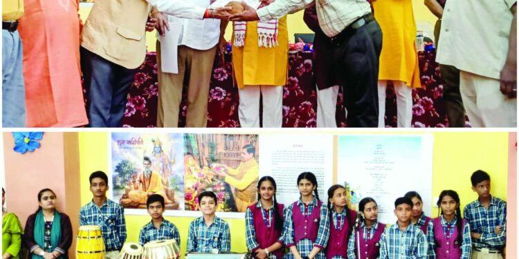 उत्कृष्ट प्रदर्शन पर विद्यार्थियों एवं शिक्षकों का सम्मान सांदीपनी शासकीय उच्चतर माध्यमिक विद्यालय झिंझरी में आयोजन