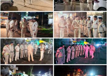 *कटनी पुलिस का विशेष सुरक्षा अभियान जारी*  *पुलिस अधीक्षक ने मिशन चौक, मुड़वारा स्टेशन, इंदिरा नगर तिराहा सहित विभिन्न शैडो एरिया का किया आकस्मिक निरीक्षण*