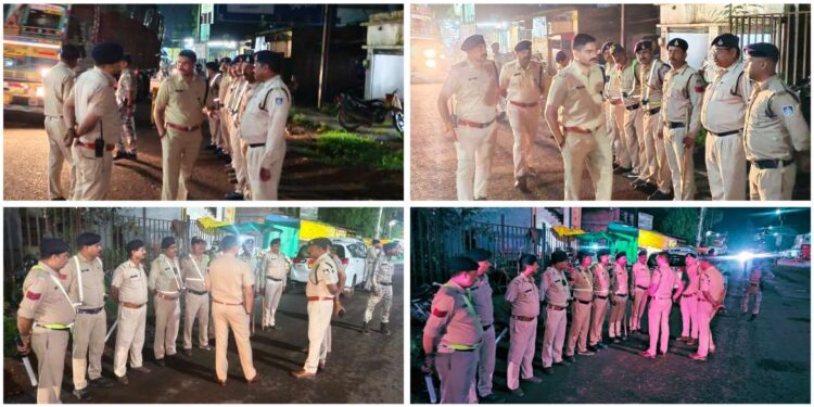 *कटनी पुलिस का विशेष सुरक्षा अभियान जारी* *पुलिस अधीक्षक ने मिशन चौक, मुड़वारा स्टेशन, इंदिरा नगर तिराहा सहित विभिन्न शैडो एरिया का किया आकस्मिक निरीक्षण*