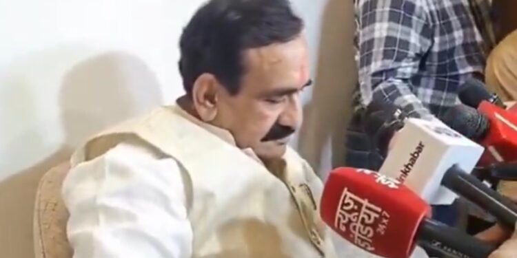पत्रकार के सवाल पर नरोत्तम मिश्रा का जवाब वायरल! “मुझे कोई भरोसा नहीं दिया गया”