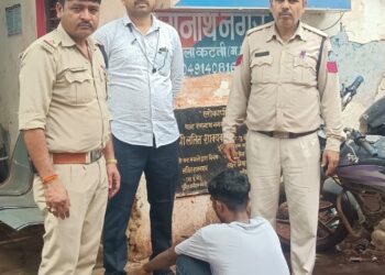 झपटमारकर मंगलसूत्र छीनने वाले बदमाश को रंगनाथनगर पुलिस ने गिरफ्तार कर जेल भेजा।