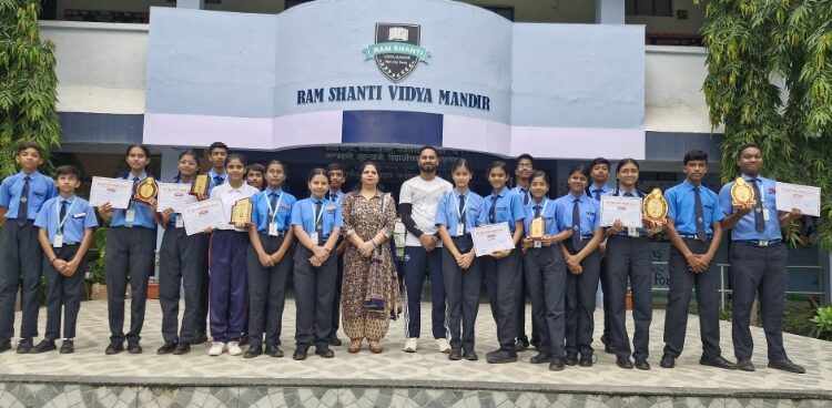 नशा मुक्त युवा फॉर विकसित भारत संकल्प अभियान अंतर्गत विभिन्न प्रतियोगिताओं में राम शांति विद्या मंदिर के विद्यार्थियों ने हासिल किए उत्कृष्ट स्थान*