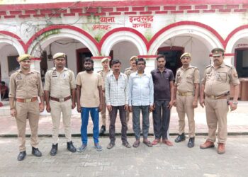 *थाना इन्दरगढ़ पुलिस द्वारा 04 नफर वारण्टीगण को किया गया गिरफ्तार।*
