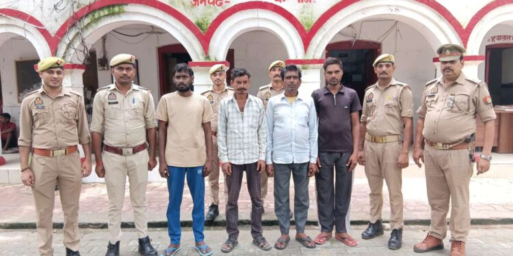 *थाना इन्दरगढ़ पुलिस द्वारा 04 नफर वारण्टीगण को किया गया गिरफ्तार।*