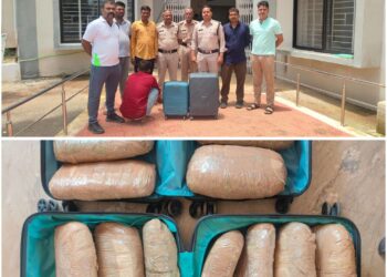 *स्लीमनाबाद पुलिस ने गांजा तस्कर को बीस किलो से अधिक गांजे के साथ दबोचा*