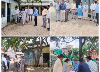*निगमायुक्त ने निर्माण स्थल का निरीक्षण कर शिक्षकों से की चर्चा, विद्यार्थियों की आवश्यकताओं के अनुरूप ड्राइंग-डिजाइन में दिए आवश्यक निर्देश*