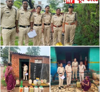 अवैध मदिरा के कारोबार पर आबकारी विभाग की कार्रवाई 75 हजार रुपये से अधिक की अवैध शराब जब्त, 16 प्रकरण दर्ज