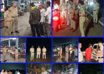 कटनी पुलिस का सरप्राइज सघन चेकिंग अभियान जारी*  *हॉटस्पॉट एवं शैडो एरिया में पुलिस की पैनी नजर*  *गुंडे-बदमाशों की चेकिंग के साथ शराब पीकर वाहन चलाने वालों पर कार्रवाई*