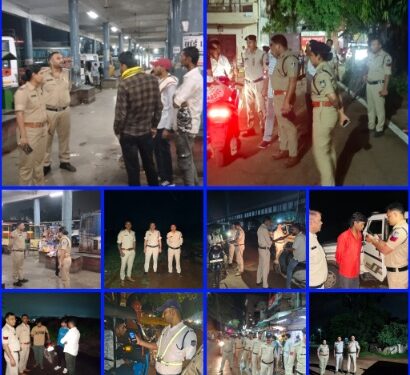 कटनी पुलिस का सरप्राइज सघन चेकिंग अभियान जारी*  *हॉटस्पॉट एवं शैडो एरिया में पुलिस की पैनी नजर*  *गुंडे-बदमाशों की चेकिंग के साथ शराब पीकर वाहन चलाने वालों पर कार्रवाई*
