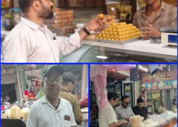 त्योहार से पहले मिलावटखोरों पर शिकंजा! मिठाई-दूध कारोबारियों में मचा हड़कंप, खाद्य विभाग ने भरे ताबड़तोड़ सैंपल