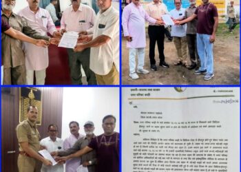 छिदिया-हीरापुर मार्ग की बदहाली को लेकर ज्ञापन, 7 दिवस में मांग पूरी नहीं हुई तो होगा जन आंदोलन