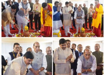 *सीएम डॉ. मोहन और केंद्रीय रक्षा श्री राजनाथ सिंह ने किया रक्षा के नए प्रोजेक्ट का शुभारंभ, सेना को मजबूत करने में MP निभाएगा बड़ा रोल*