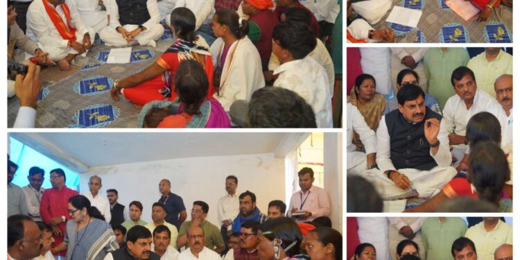 मुख्यमंत्री डॉ. मोहन यादव का ग्रामीणों से आत्मीय संवाद जनविश्वास अभियान बालाघाट
