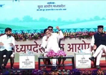 मुख्यमंत्री डॉ. मोहन यादव ने भोपाल के रवींद्र भवन में आयोजित “कृषि नवाचार संवाद” कार्यक्रम में कृषि क्षेत्र के उन्नयन और संभावनाओं को लेकर कृषि विद्यार्थियों एवं विशेषज्ञों से संवाद किया।