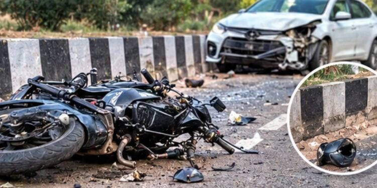 सड़क हादसा: जिला जेल के मुख्य प्रहरी राजभान दुबे की दर्दनाक मौत, कार से टक्कर के बाद डिवाइडर से टकराए*