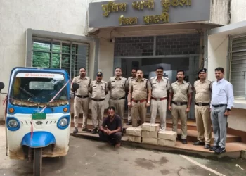 थाना प्रभारी कुठला निरीक्षक अखलेश दाहिया के नेतृत्व में की गई कार्रवाई