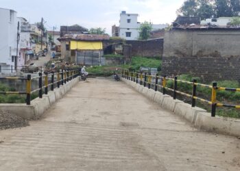 *30 साल पुरानी मांग हुई पूरी, चंद्रभागा नदी पर पुलिया से आसान हुआ आवागमन*  *नगरपालिका अध्यक्ष संदीप घाटोडे की पहल से पंढरी-हनुमंती वार्ड के बीच बनी पुलिया, कई प्रमुख मार्गों की दूरी हुई कम*