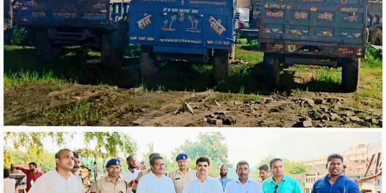 कलेक्टर सहित पुलिस अधीक्षक का नर्मदा नदी में बेखौफ रेत माफियाओं पर कड़ा प्रहार,03 अज्ञात FIR से रेत चोरों में हड़कंप…!