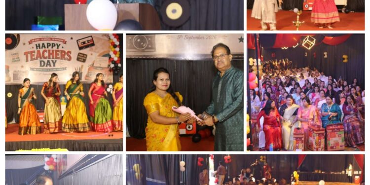 जे पी वी डी ए वी विद्यालय के छात्रों ने मनाया हर्षोल्लास पूर्ण शिक्षक दिवस