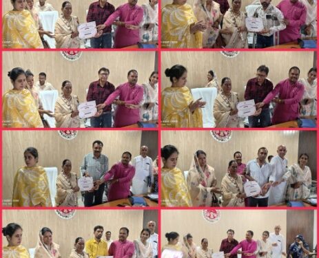 जिला पंचायत कटनी की सामान्य सभा ने रचा इतिहास, नवाचार करते हुए उत्कृष्ट कार्य करने वाले पाॅच अधिकारियों-कर्मचारियों को प्रशस्ति पत्र प्रदान कर बढ़ाया हौसला