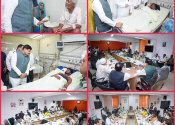 दुबई प्रवास के बाद आज सभी कार्यक्रम स्थगित कर सागर जिले का दौरा किया।