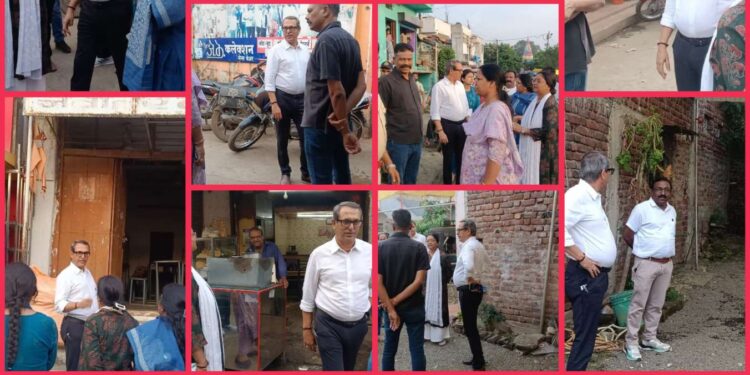 गोटमार मेले की तैयारियों को लेकर कलेक्टर श्री नीरज कुमार वशिष्ठ ने किया औचक निरीक्षण* *चंडिका माता मंदिर, भवानी मंदिर सावरगांव एवं जाम नदी पर चिन्हित स्थल का लिया जायजा*