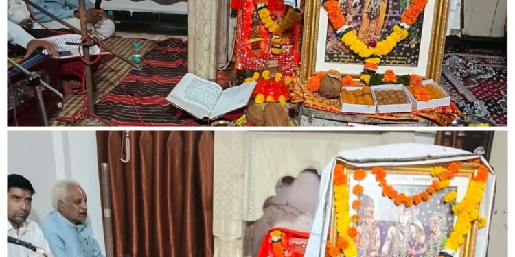 *श्री राघव आनंद रामायण मंडल कटनी* *जिला खनिज कार्यालय परिसर हनुमान मंदिर सुंदरकांड का संगीतमय गायन संपन्न* *श्री राघव आनंद मण्डल ने दी भव्य प्रस्तुति*