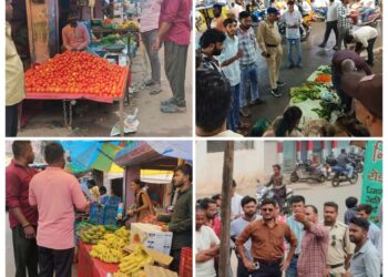 *गणेश उत्सव सहित आगामी पर्वों को लेकर बाजार क्षेत्रों में अतिक्रमण अमले की सतत निगरानी*  *15 लोगों पर लगाया 7 हजार रुपये का अर्थदंड*