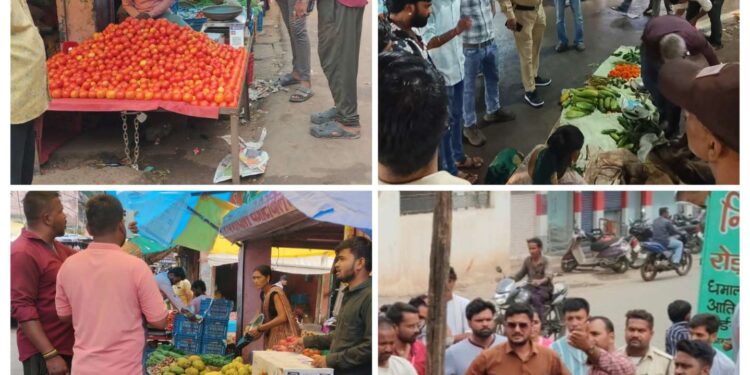 *गणेश उत्सव सहित आगामी पर्वों को लेकर बाजार क्षेत्रों में अतिक्रमण अमले की सतत निगरानी*  *15 लोगों पर लगाया 7 हजार रुपये का अर्थदंड*