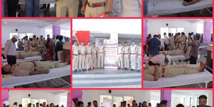 *”रक्तदान – महादान” : सेवा संकल्प अभियान 2026 के शुभारंभ पर छिंदवाड़ा पुलिस ने पेश की मानवता की बड़ी मिसाल‼️*
