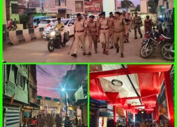 *गणेश उत्सव एवं आगामी त्योहारों के मद्देनजर कटनी पुलिस ने निकाला फ्लैग मार्च* VIDEO