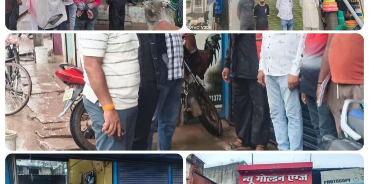 *मिशन चौक की दो दुकानों पर 2 हजार तथा माधव नगर में एक दुकान पर 4 हजार रुपये की चालानी कार्रवाई, दुकानें कराई गईं बंद*